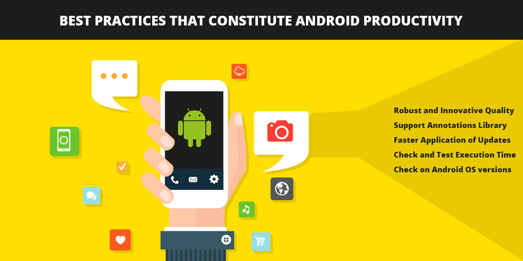 Considerations for Best Practices that Constitute Android App Productivity